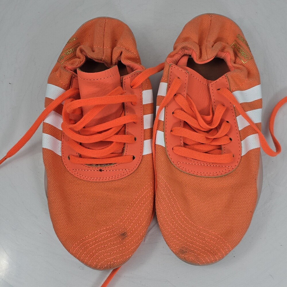 adidas Originals Taekwondo EF1310 Women 6 Orange Fabric Sneakers Rare